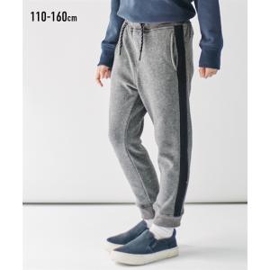 パンツ キッズ 裏シャギー サイドライン ジョガー 身長110/120/130cm ニッセン nissen｜nissenzai