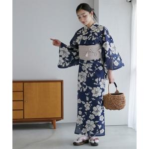 浴衣 レディース 古典柄綿麻ゆかた5点セット ...の詳細画像3