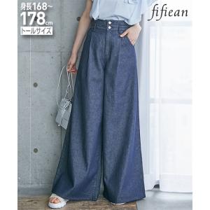 ニッセン ワイドパンツ トールサイズ レディース 高身長 ハイ