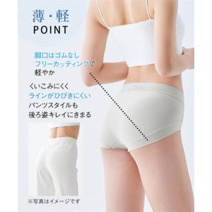 ショーツ レディース お腹 脚口らくちん 軽や...の詳細画像4