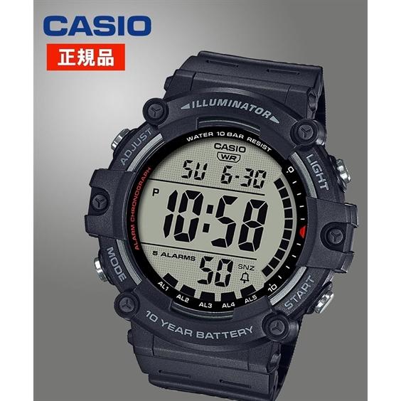 CASIO メンズ COLLECTION 10気圧防水 デジタル腕時計 AE-1500WH-1AJF...