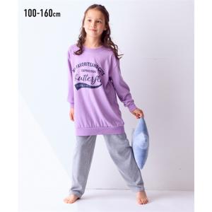 パジャマ 子供服 キッズ プリント チュニック ルームウェア 女の子 部屋着 ナイトウェア 身長140/150/160cm ニッセン nissen