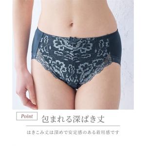 ショーツ レディース 綿混深ばき丈コーディネー...の詳細画像2