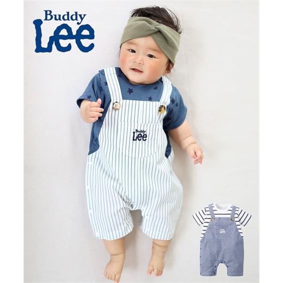 ロンパース カバーオール ベビー Buddy Lee バディ リー サロペット風 半袖 カバー オー...