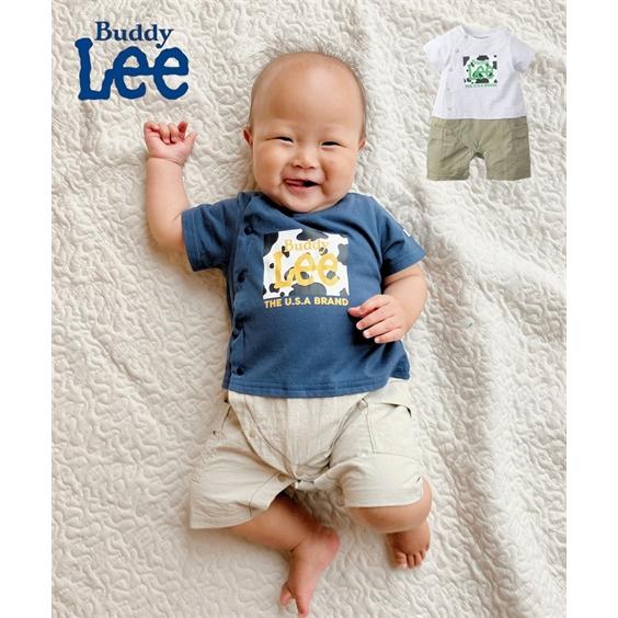 ロンパース カバーオール ベビー Buddy Lee バディ リー 切替え 半袖 カバー オール 男...