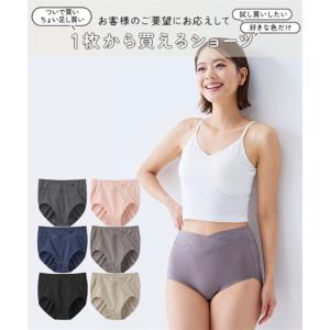 ショーツ レディース 綿混 ストレッチ お腹ら...の詳細画像3