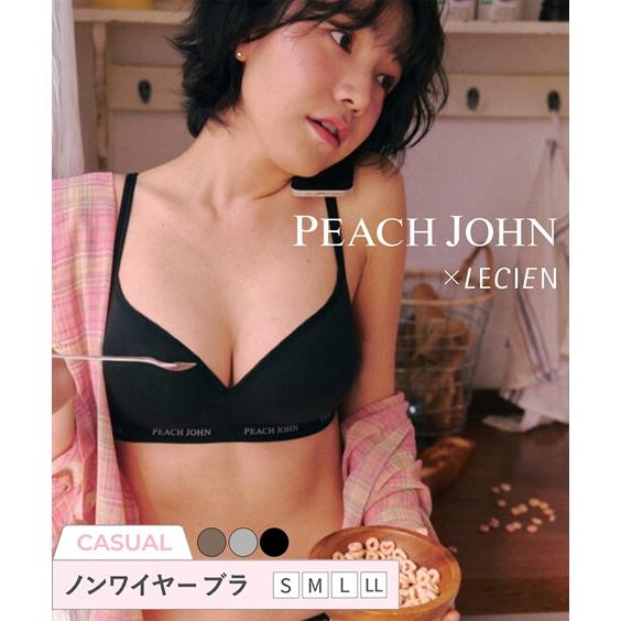 ノンワイヤーブラジャー レディース PEACH JOHN×LECIENコラボ ノンワイヤー ブラジャ...