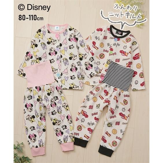 パジャマ 子供服 ベビー スヌーピー ディズニー トムとジェリー おきがえ応援 腹巻付き ニット キ...