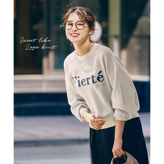 ニット セーター レディース スウェット ライクロゴ＆刺しゅう トップス | L/LL | ニッセン...