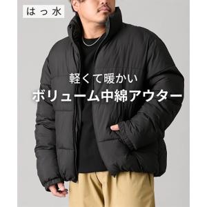 ブルゾン アウター メンズ 中綿ボリュームスタンド はっ水 冬 | 3L〜10L | ニッセン nissen