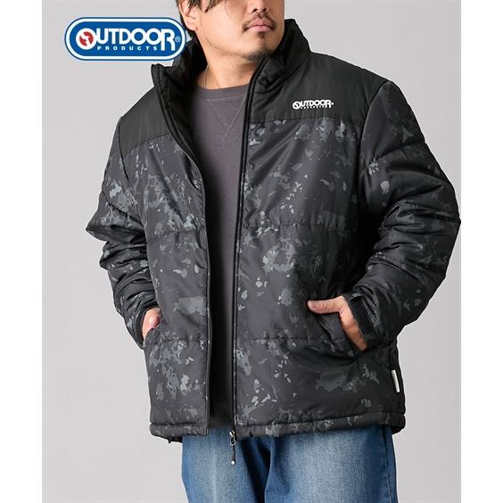 OUTDOOR ジャケット アウター メンズ 中綿スタンド アウトドアプロダクツ 冬 大きいサイズ ...