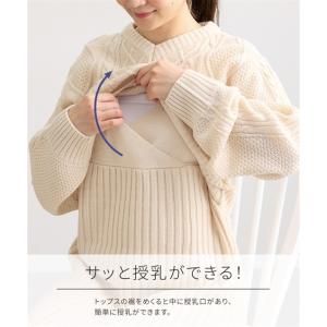 マタニティ ワンピース 授乳服 ママ ウェア ...の詳細画像2
