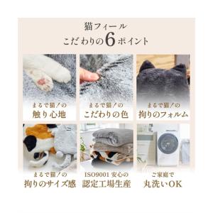 クッション まるで猫 のようなモフモフ 湯たん...の詳細画像5