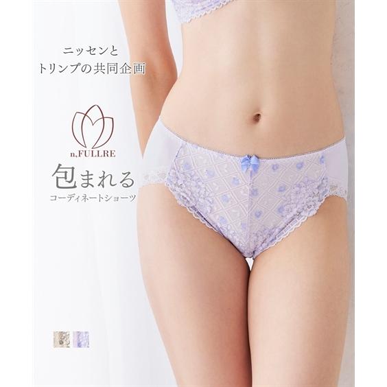 ショーツ レディース やや深ばき丈編 レース コーディネート ( トリンプ ) n FULLRE 春...
