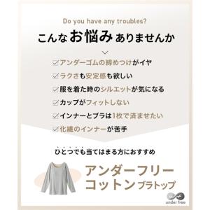 インナー レディース アンダーフリーコットン ...の詳細画像3