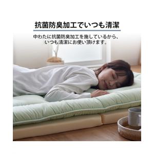 敷布団 寝具 洗えるふんわりボリュームソフト敷...の詳細画像5