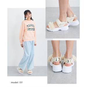 キッズ チュールフリル付 スポーツ サンダル ...の詳細画像5