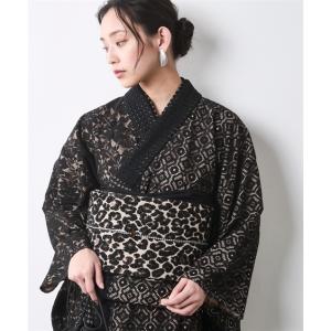 浴衣 レディース 半衿付2部式パッチワーク レ...の詳細画像1
