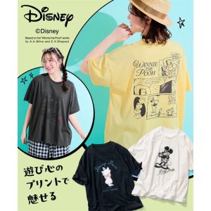 ニット セーター レディース Disney ゆったりシルエットディズニーキャラクターTシャツ 夏 | L〜LL/3L〜4L | ニッセン nissen