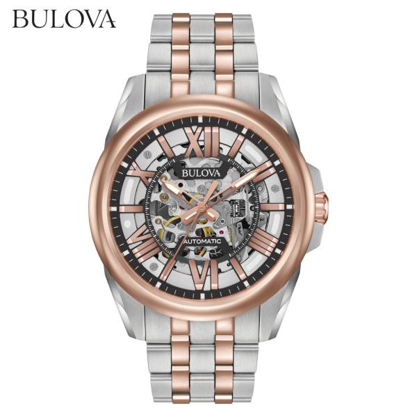 ブローバ 腕時計 メンズ ご購入プレゼントつき BULOVA クラシック 自動巻 98A166 正規...