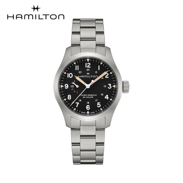ハミルトン 腕時計 カーキ フィールド ご購入特典つき パワーリザーブ 機械式 40mm メンズ H...