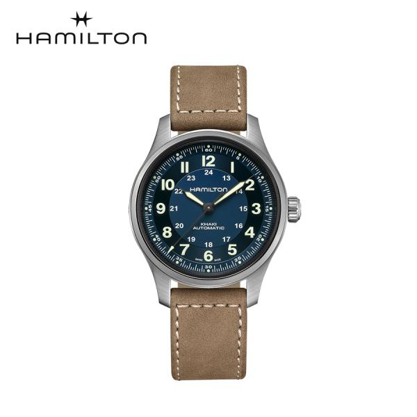 ハミルトン 腕時計 メンズ ご購入プレゼントつき カーキ フィールド チタニウム 42mm H705...