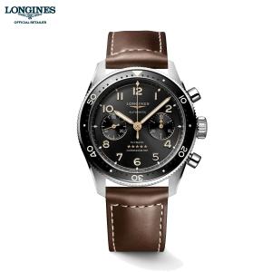 ロンジン 腕時計 メンズ ご購入プレゼントつき スピリット 42mm フライバック LONGINES 自動巻 COSC認定クロノメーター L38214532 正規品｜nisshindo