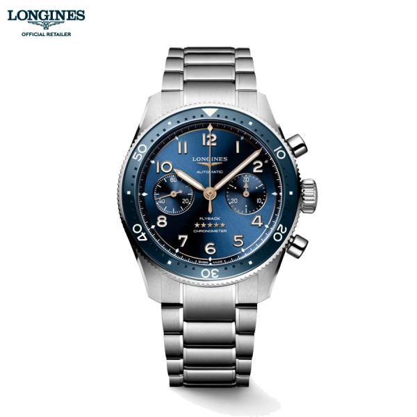 ロンジン スピリット フライバック ご購入特典つき 腕時計 42mm 自動巻 COSC L38214...