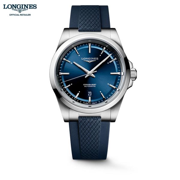 ロンジン コンクエスト ご購入特典つき メンズ腕時計 41mm 自動巻 L38304929