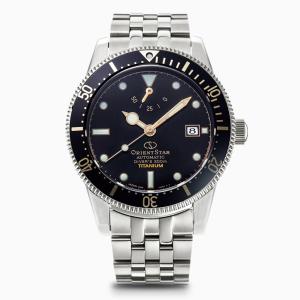 【ご購入特典つき】オリエントスター 限定 メンズ腕時計 M42 ダイバー 1964 2nd エディション F6 デイト チタン 自動巻 RK-AU0702B