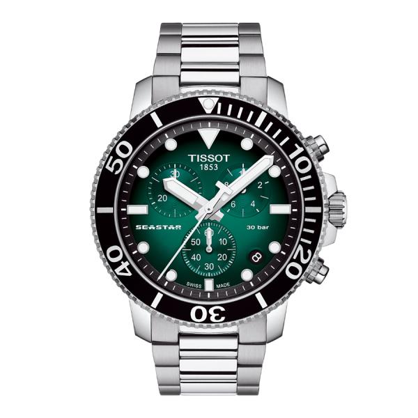 ティソ ご購入特典つき TISSOT 腕時計 メンズ シースター クロノグラフ T120417110...