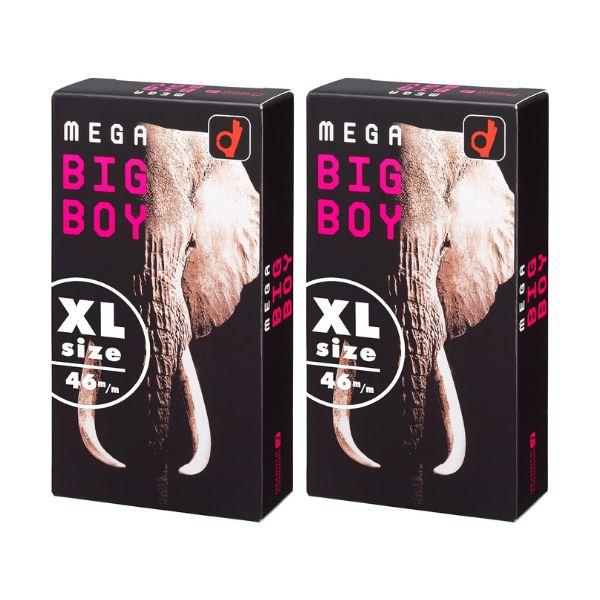 コンドーム オカモト メガビッグボーイ メガ ビッグ ボーイ XLサイズ 12個入×2個セット 避妊...