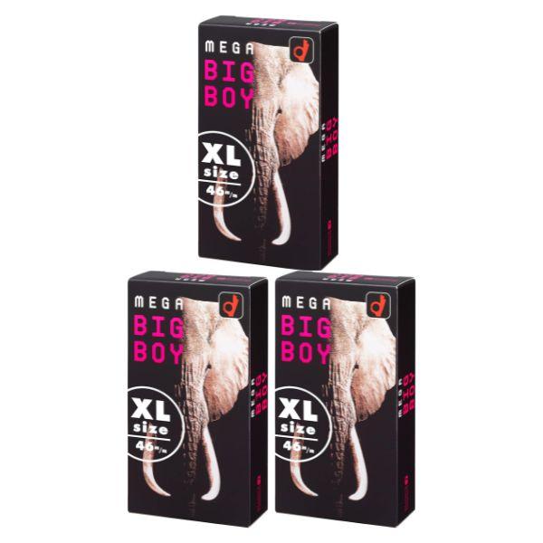 コンドーム オカモト メガビッグボーイ メガ ビッグ ボーイ XLサイズ 12個入×3個セット 避妊...