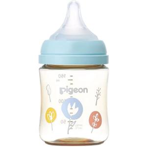 哺乳瓶 ピジョン 母乳実感 哺乳びん 160ml 0ヵ月〜 上質なプラスチック Flower フラワー ベビー pigeon｜日翔ドラッグ