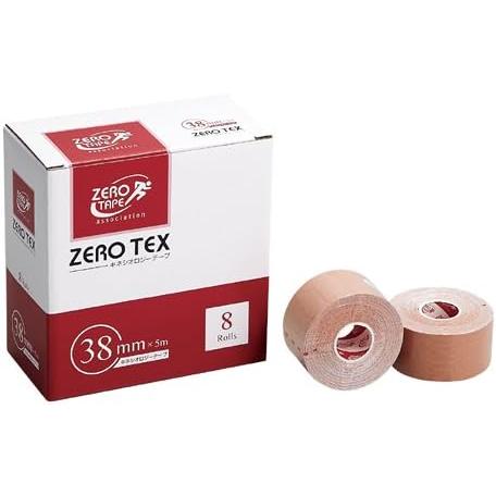 テーピング ZERO ゼロテックス キネシオテープ 38mm×5m 8個入