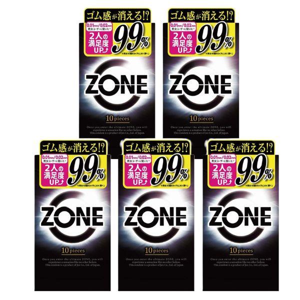 コンドーム ジェクスZONE ゾーン 10個入×5個セット 避妊具 zone まとめ買い