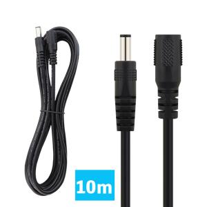 電源延長ケーブル ACアダプター延長ケーブル 12V DCプラグ 外径5.5mm