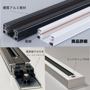 ダクトレール 1.5m セット 直付型配線ダク...の詳細画像3