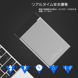 外付けHDD 250GB ポータブル型 4k対...の詳細画像4