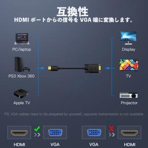 HDMI to VGA 変換 ケーブル hdm...の詳細画像5