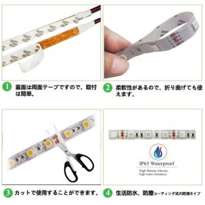 LEDテープ LEDテープライト5m 防水 D...の詳細画像3