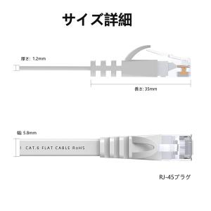 LANケーブル CAT6 10m 1ギガビット...の詳細画像3
