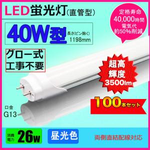 NISSIN LUX LED蛍光灯 40w形 昼光色 昼白色 電球色 led直管蛍光灯T8