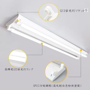 直管LED蛍光灯用照明器具 逆富士型 20W形...の詳細画像1