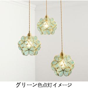 ペンダントライト北欧 ガラス 桜 和風オシャレ...の詳細画像5