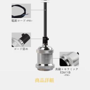 ペンダントライト1灯 真鍮ソケットE26用 引...の詳細画像5