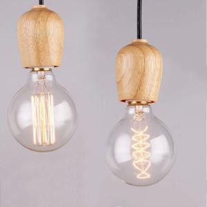 ペンダントライト 1灯 引掛シーリング用 ダクトレール用電球ソケット木製 E26口金 天井照明 キッチン  おしゃれ かわいい   ライト ダイニング用 食卓用 LED対応