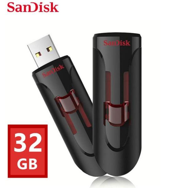 SanDisk USBメモリー 32GB USB3.0対応 超高速 スライド方式 USBフラッシュメ...