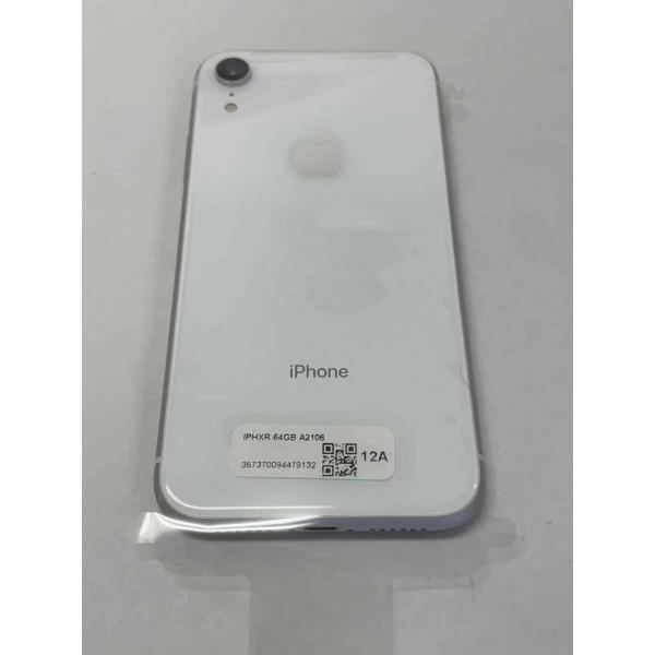 iPhone XR 64GB ホワイト SIMフリー 中古