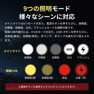 【限定10%OFF】懐中電灯 強力 LED 残...の詳細画像5